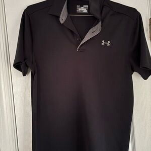 Under Armour Men's Polo Shirt in Black and Gray